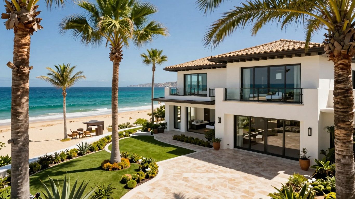 Luxury villa with ocean view in Cabo San Lucas.