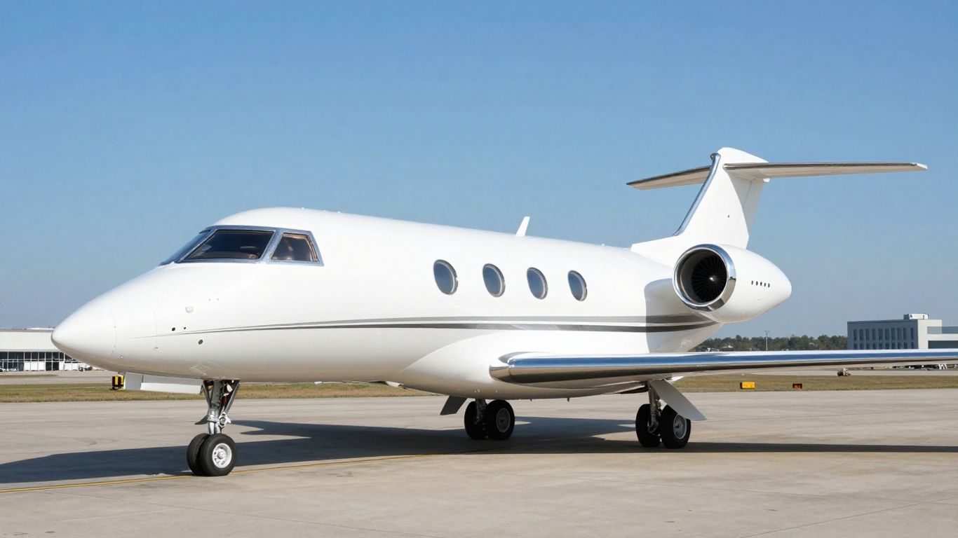 Nicholas Air private jet on tarmac