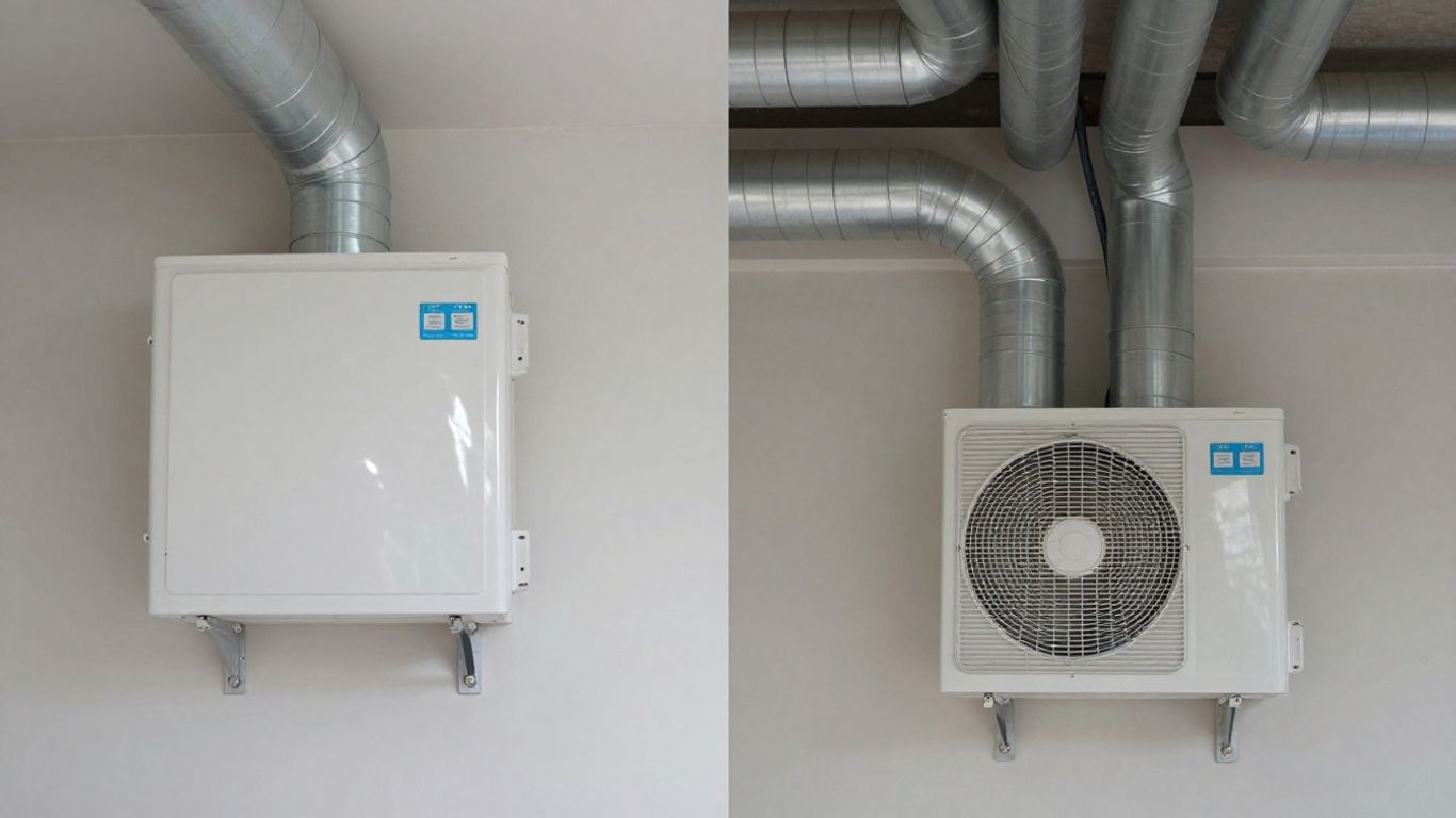Comparaison visuelle VMI et VMC simple/double flux.