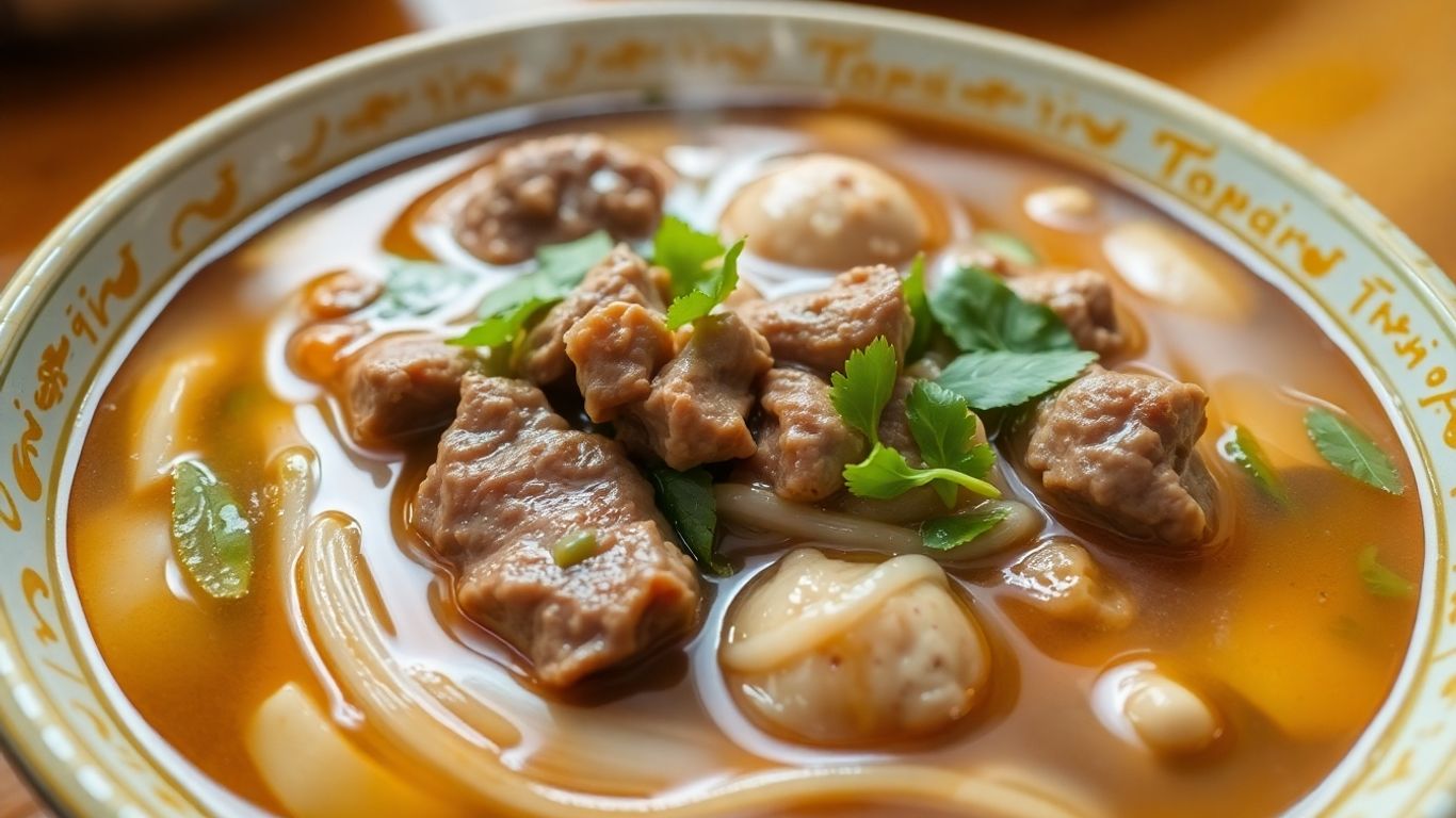 ก๋วยเตี๋ยวเรือฮาลาล รสชาติเข้มข้น