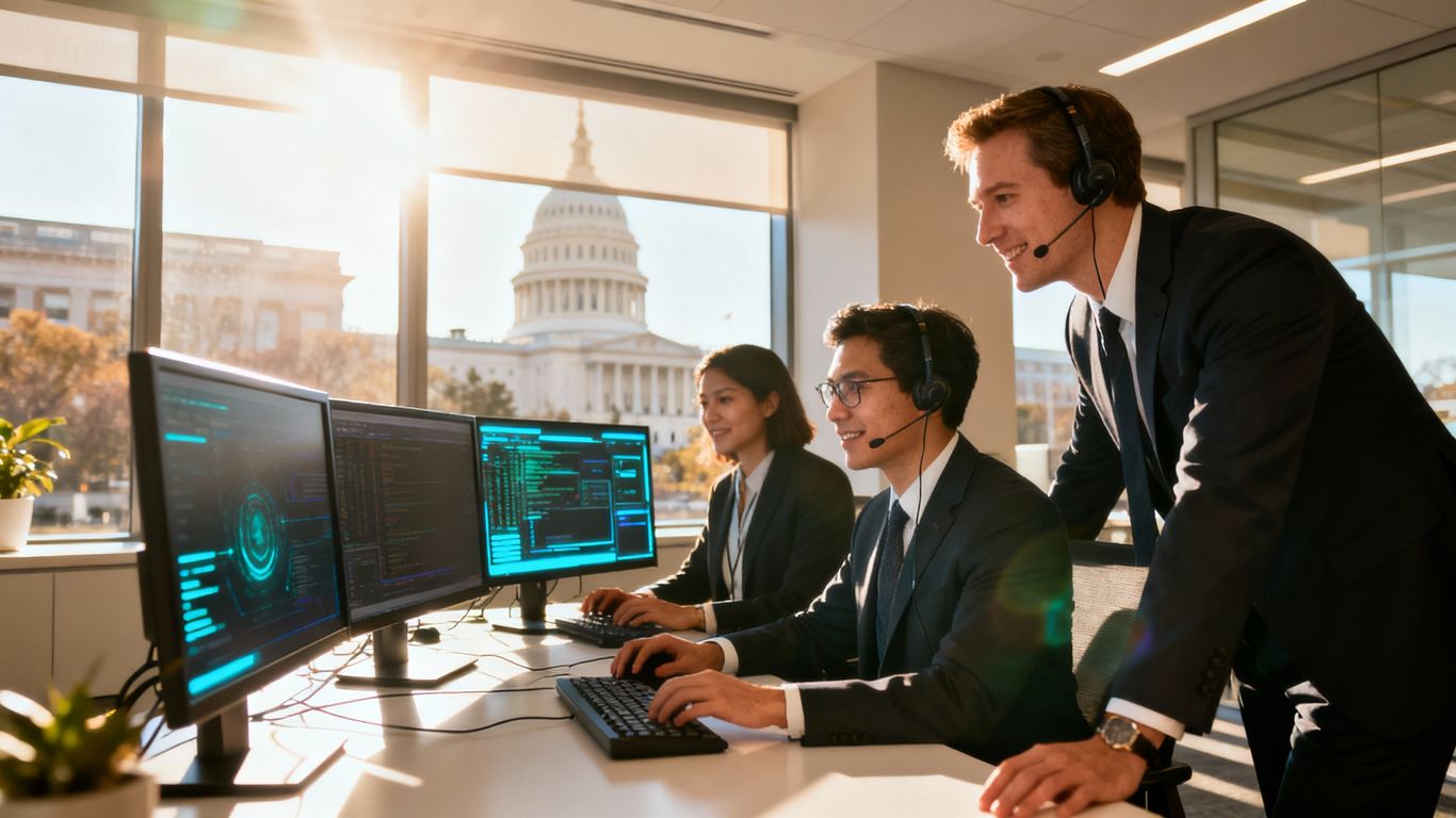 IT support team in Washington DC office