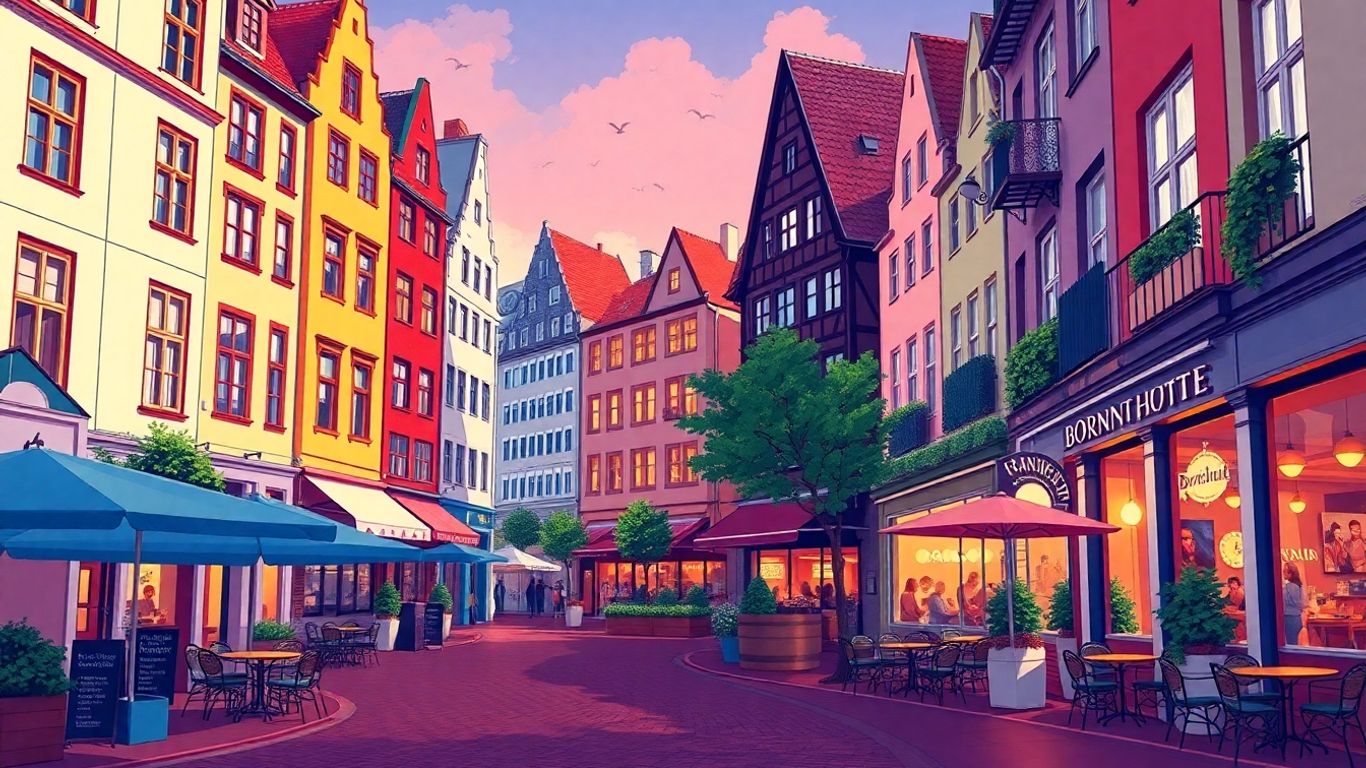 Trendige Hotels und Straßen in Bornheim und Nordend