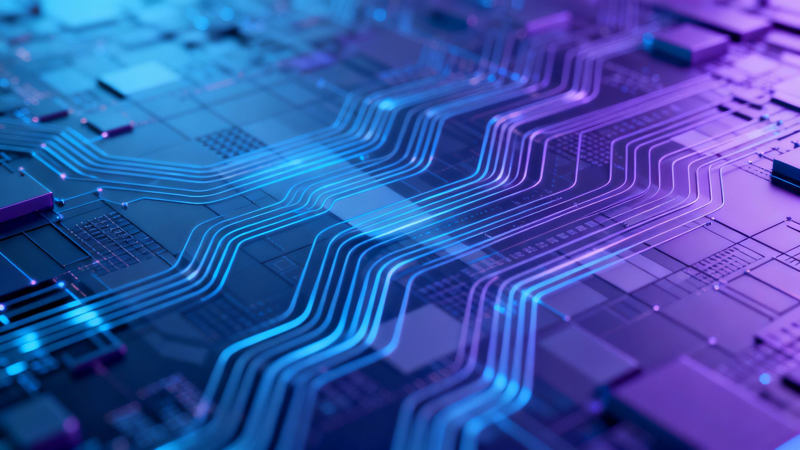 Abstract digital art representing advanced CRM technology.