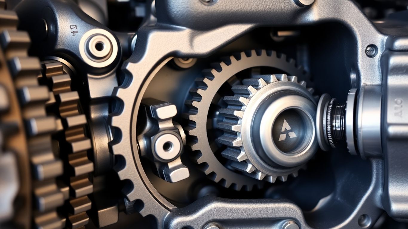 Mitsubishi sequential manual gearbox internal components