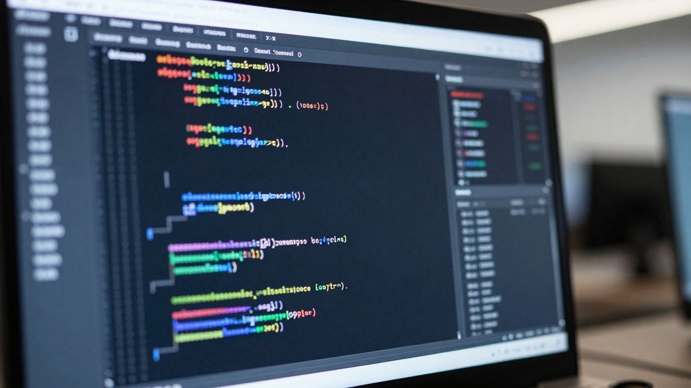 Automated trading interface on a computer screen.