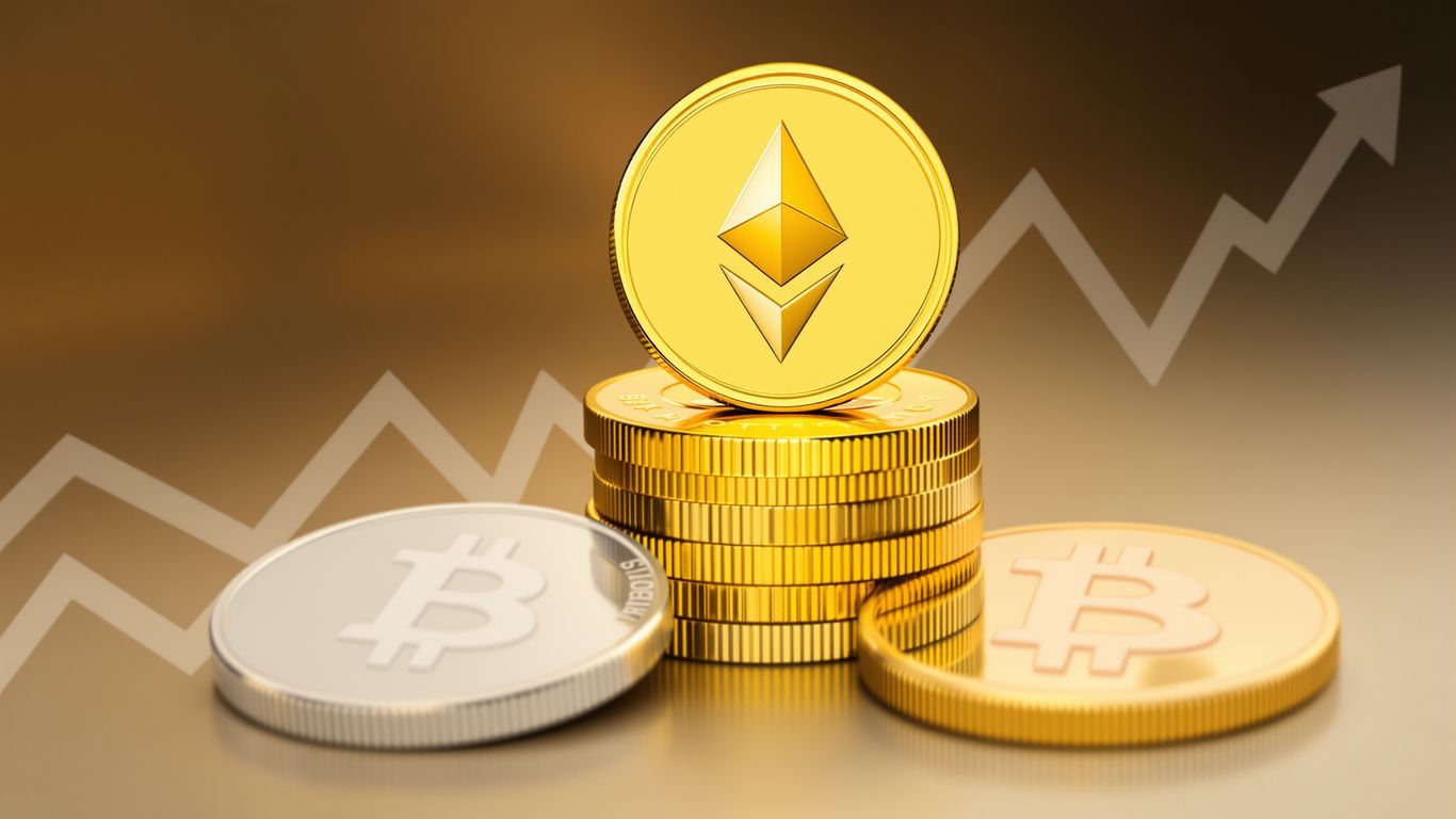 Ethereum coin outshining Bitcoin and Solana