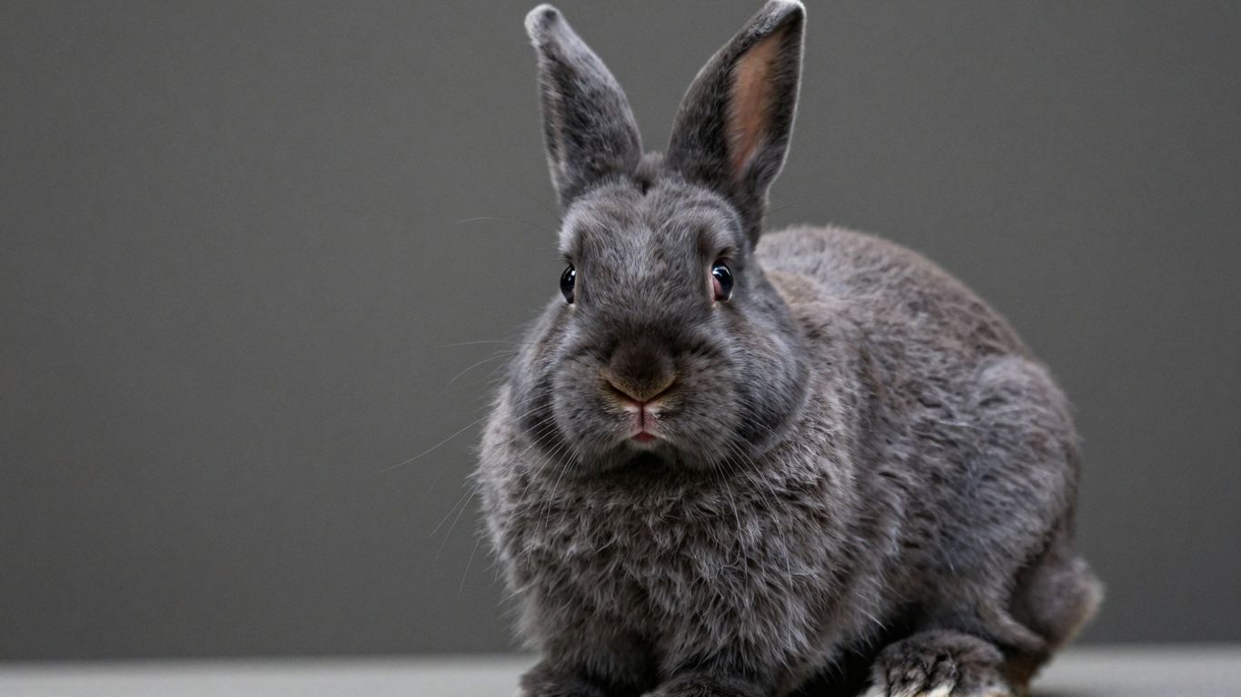 Netherland Dwarf rabbit looking curious and ready for a home.