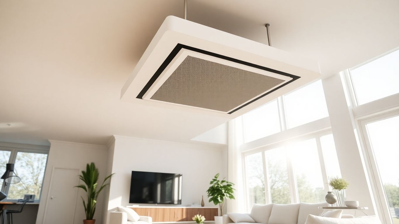 Maison moderne avec VMC fonctionnelle et aérée.