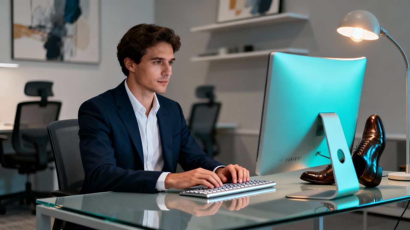 Business computer support keeping operations running smoothly.