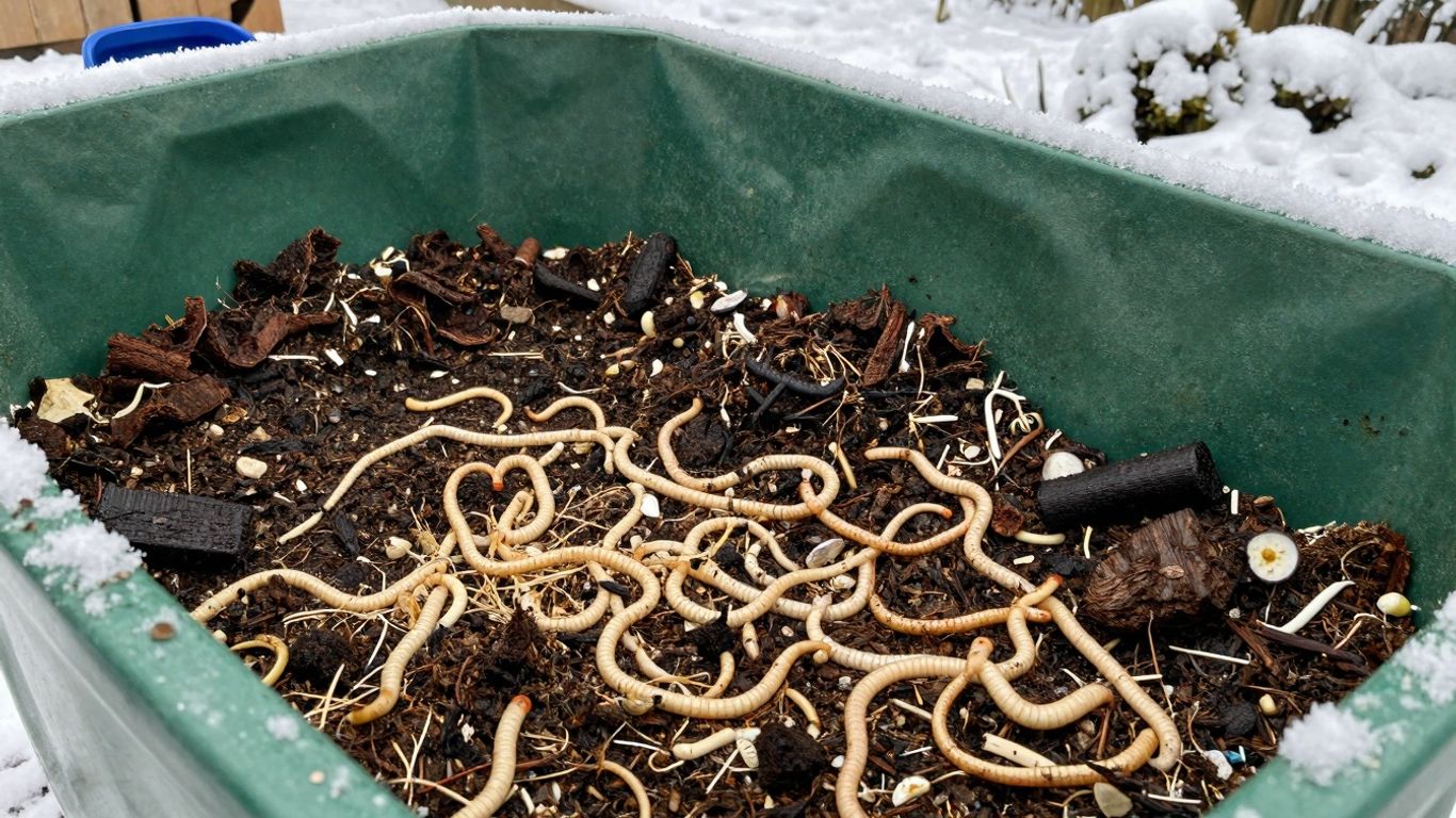 Bokashi und Wurmfarm im Winter