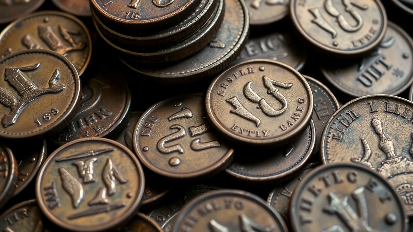 Collection of old coins