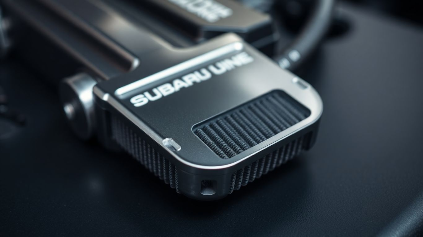 Genuine Subaru car part for engine maintenance.