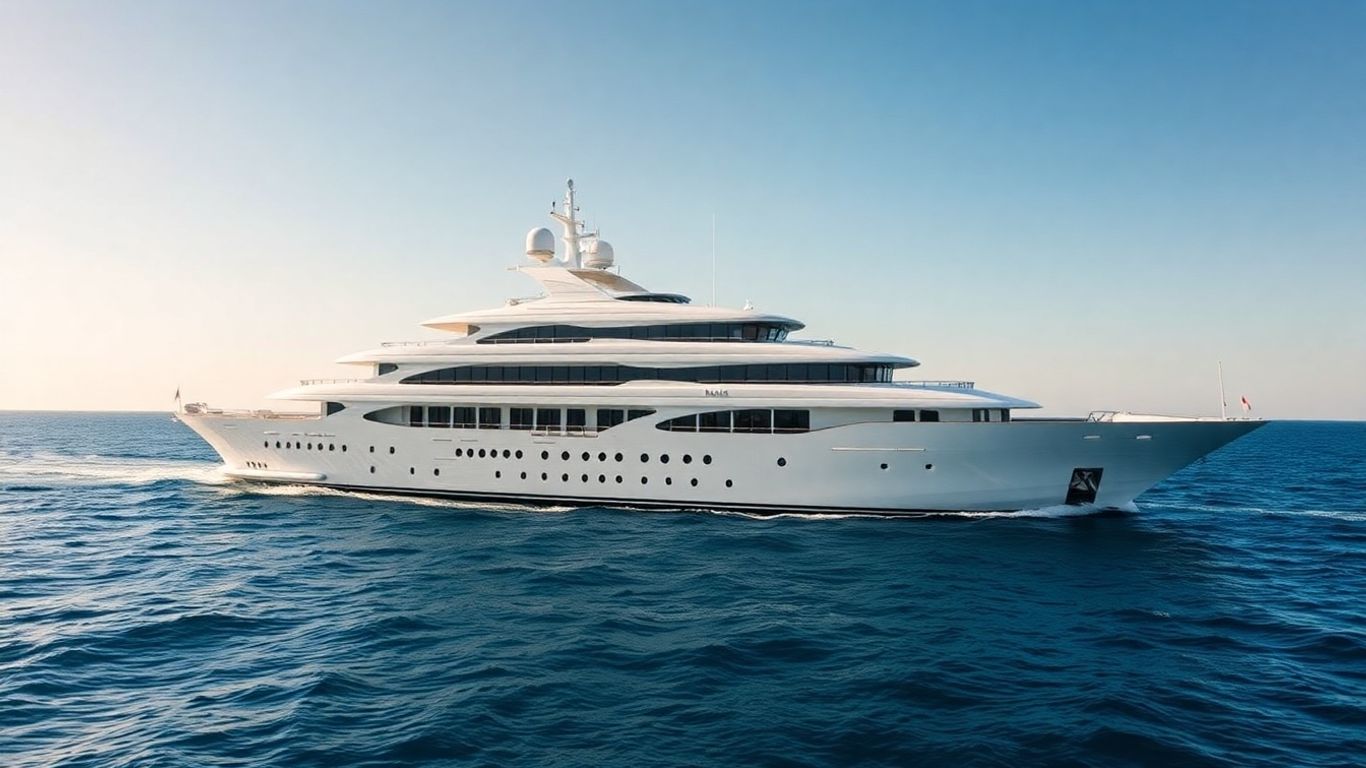 Parsifal III superyacht on the ocean