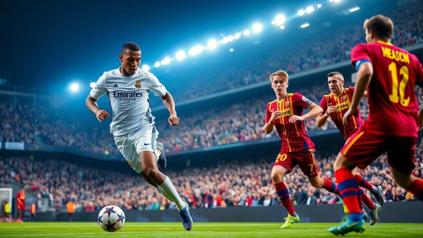 Mbappé célèbre la victoire du Real Madrid dans le Clasico.