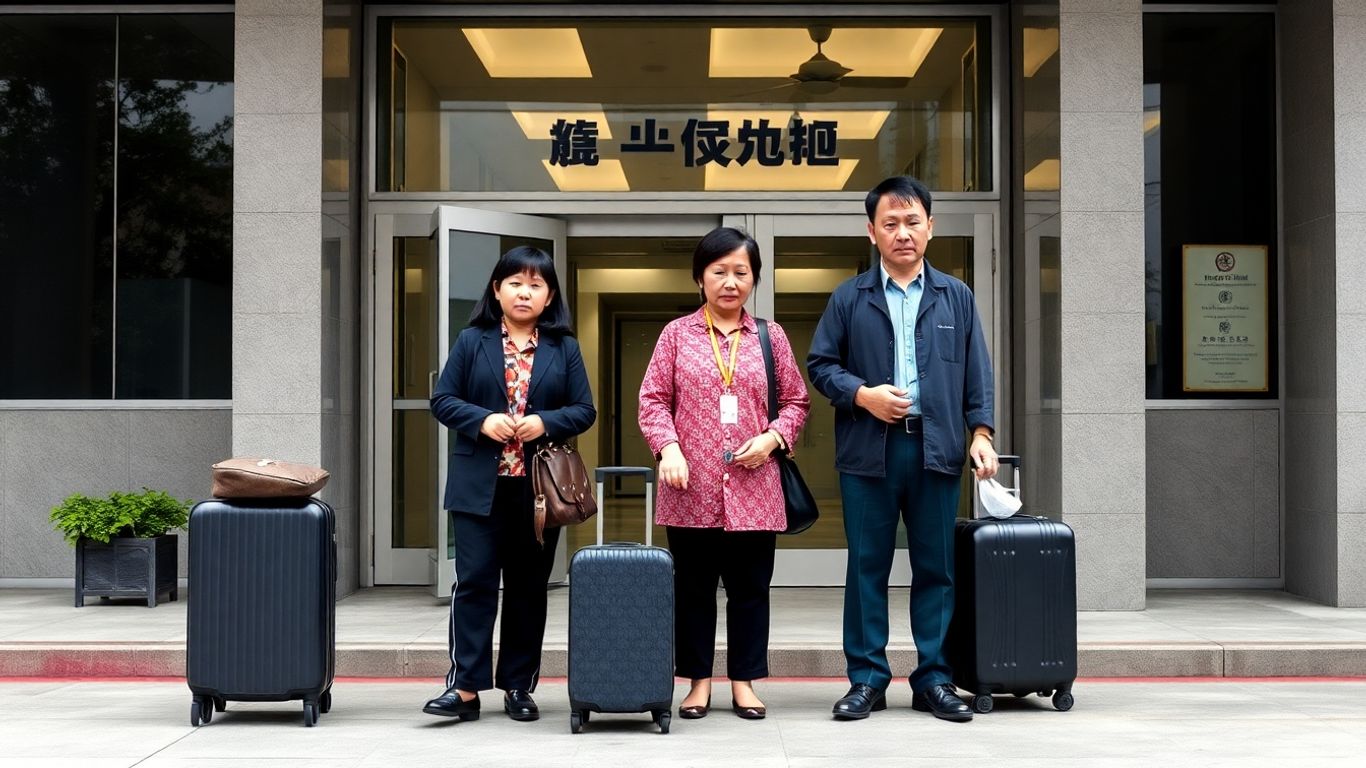 Devastated Chinese family after immigration scheme failure.