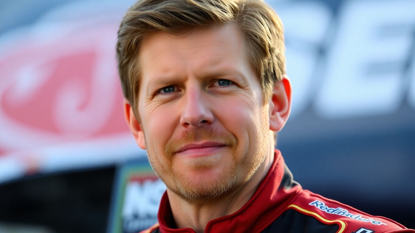 Kerry Earnhardt, NASCAR driver, portrait.