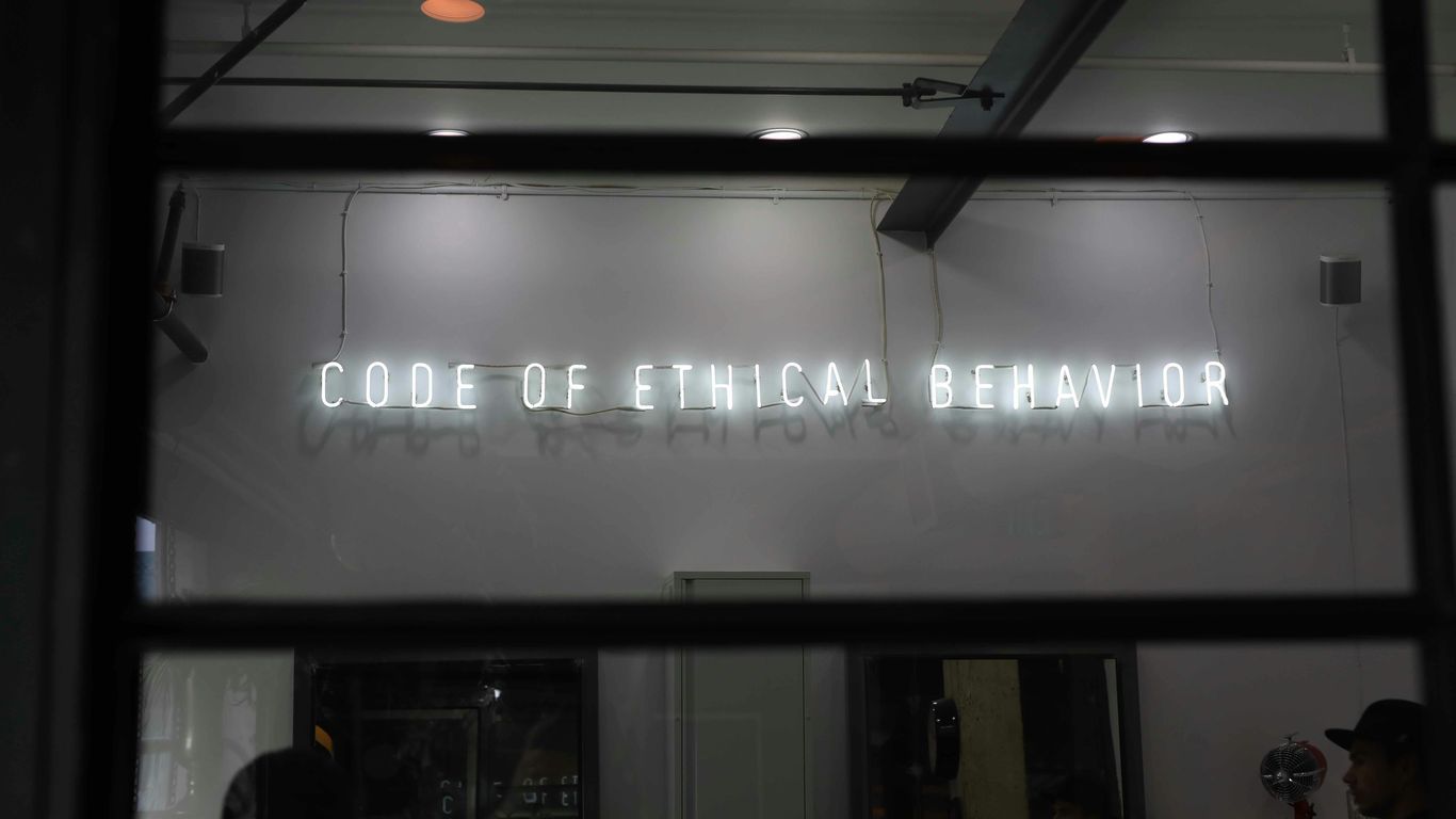 Code of Ethical Behavior shop front