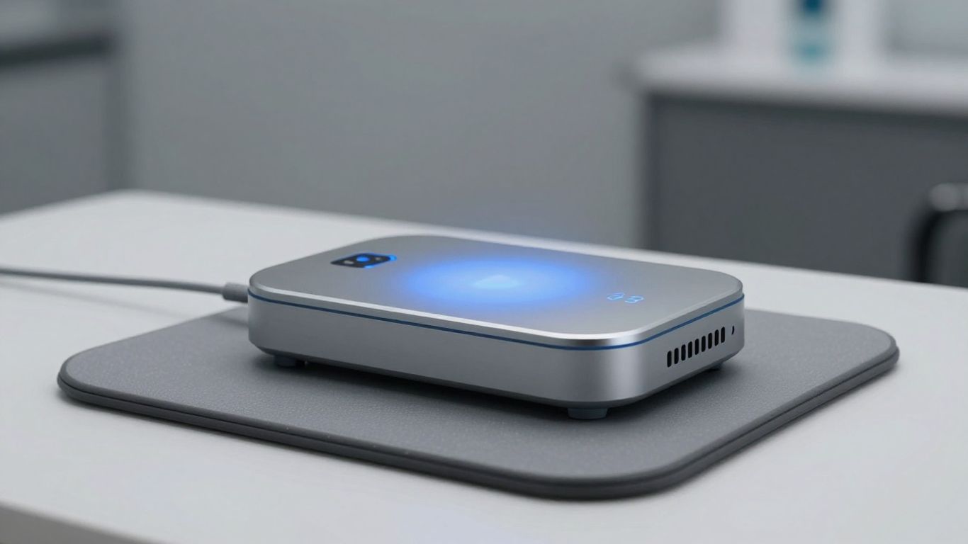 Modern PEMF machine with blue light