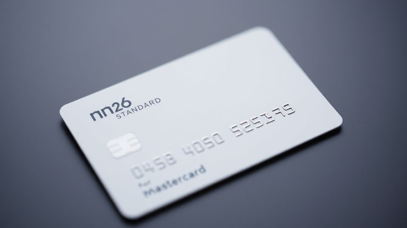N26 Standard Mastercard mit Logo und Mastercard-Branding