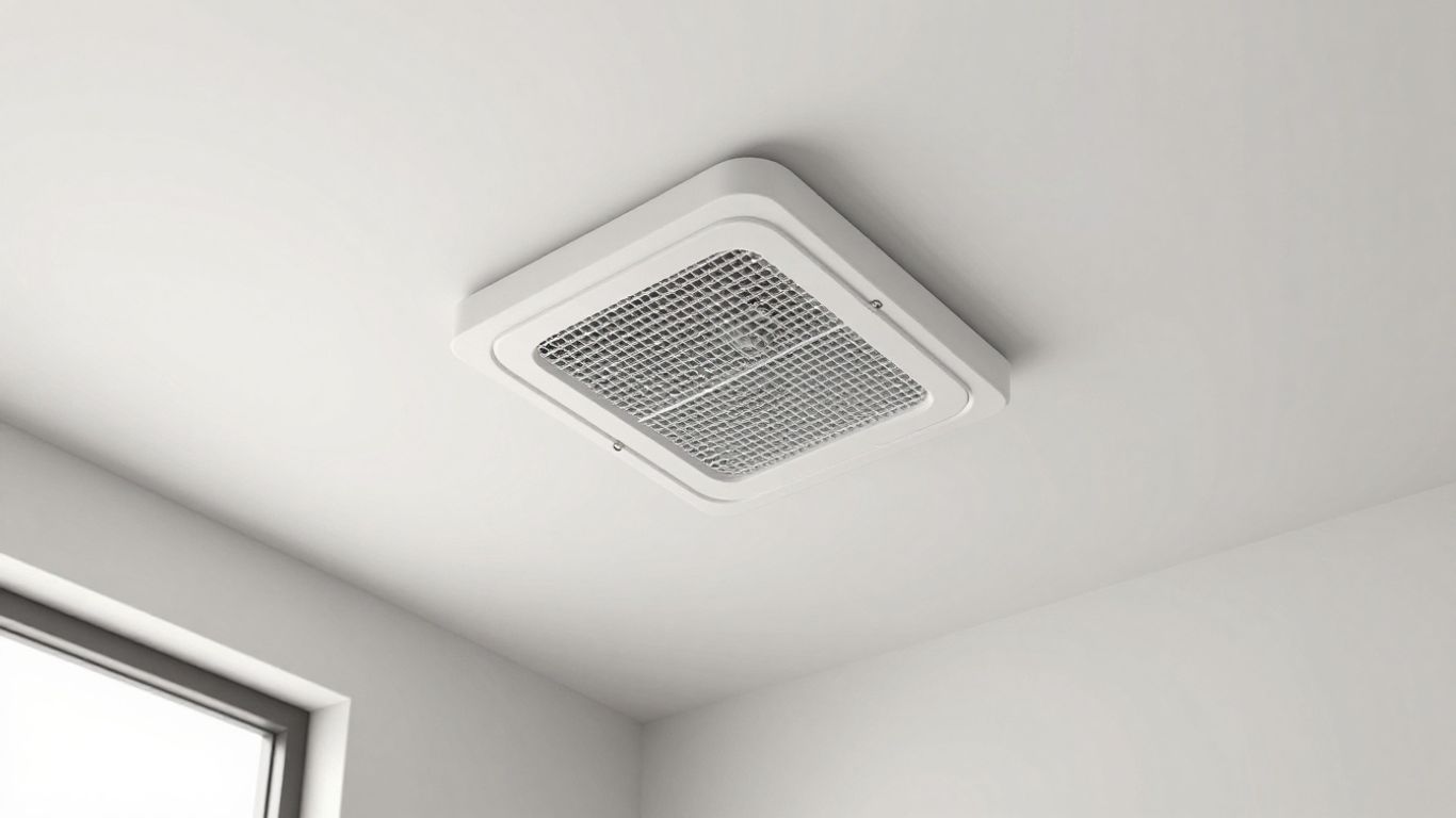 Ventilateur de salle de bain sans fenêtre, installation mécanique.