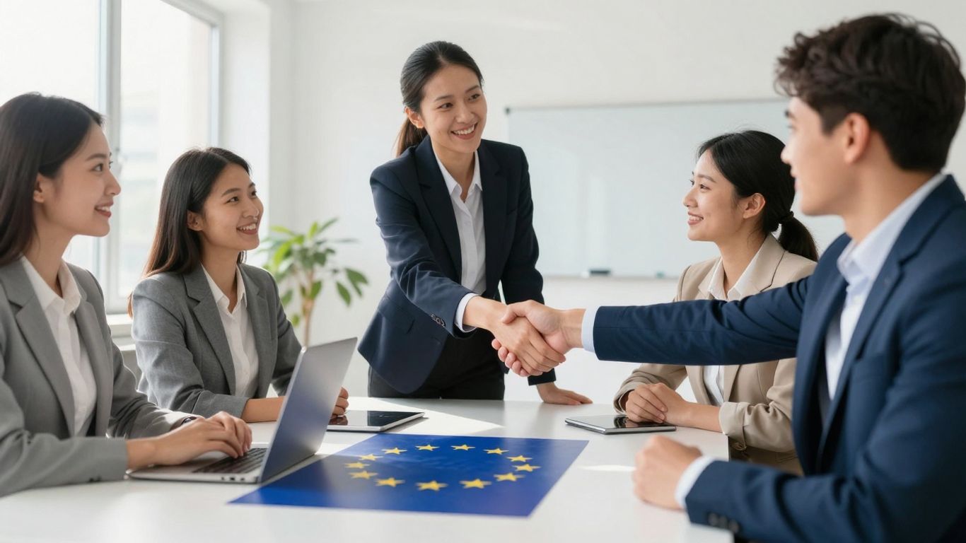 EU Handelsabkommen: Unternehmen profitieren von globalen Partnerschaften.