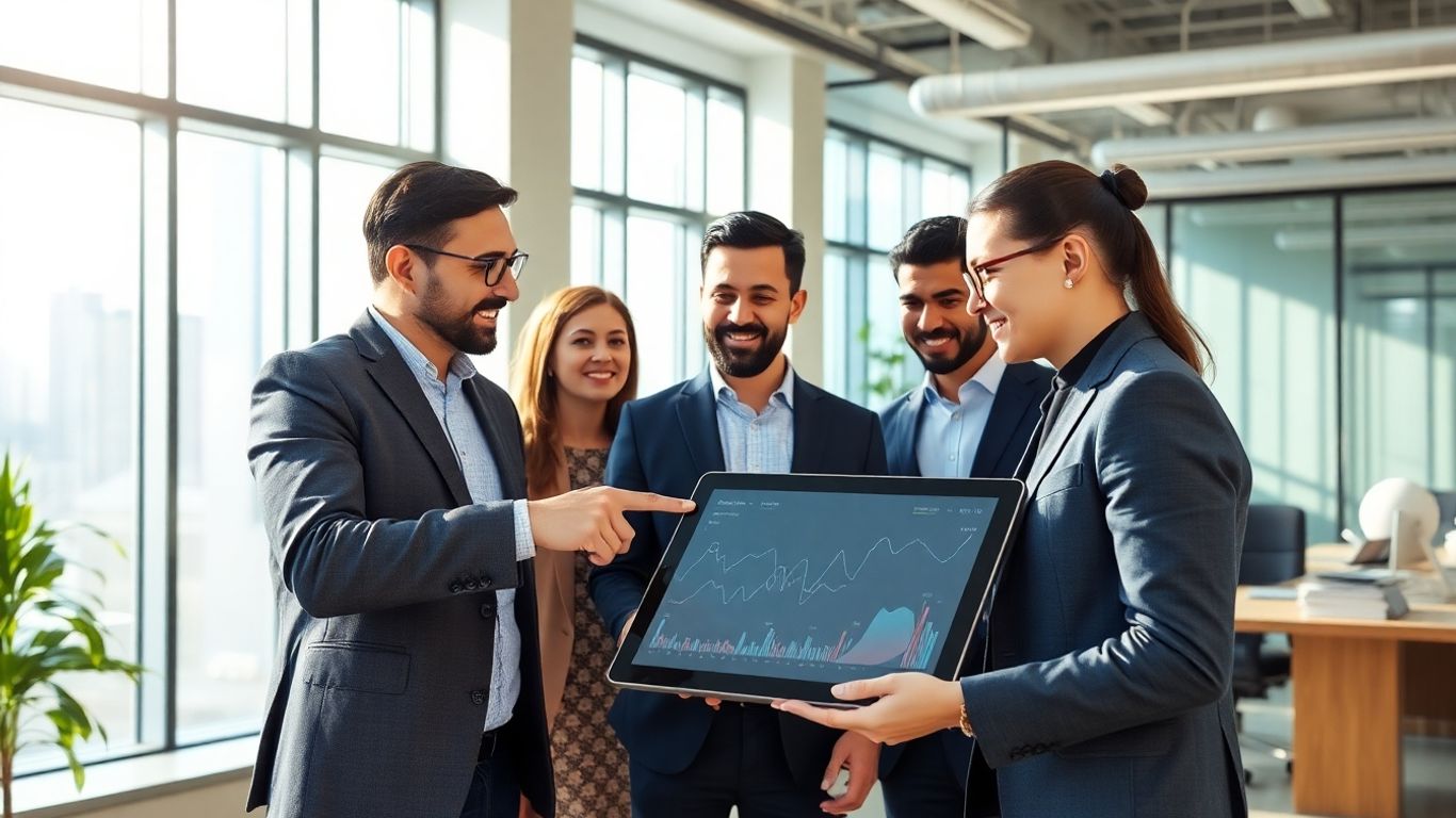 Satış ekibinin tablette Leader CRM kullanması.