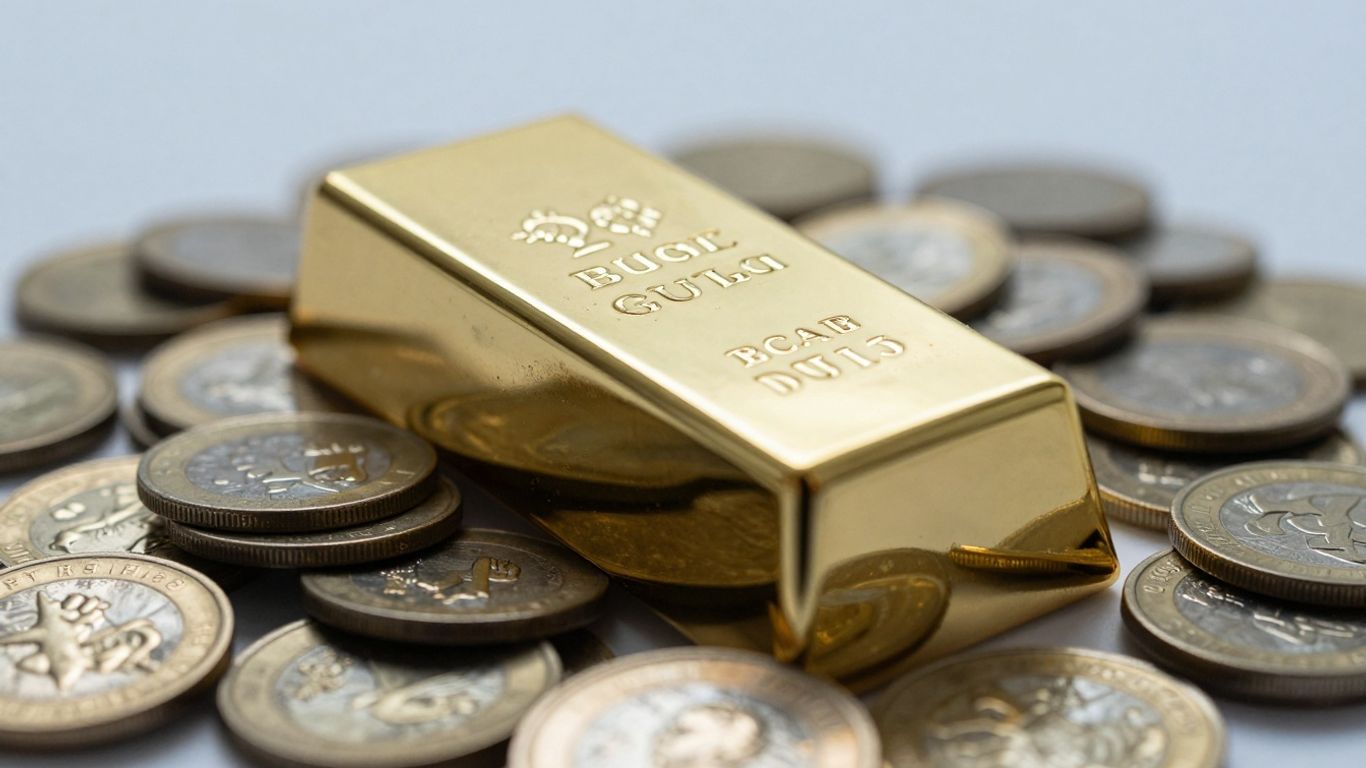 金條和金幣是財富和安全的象徵。
