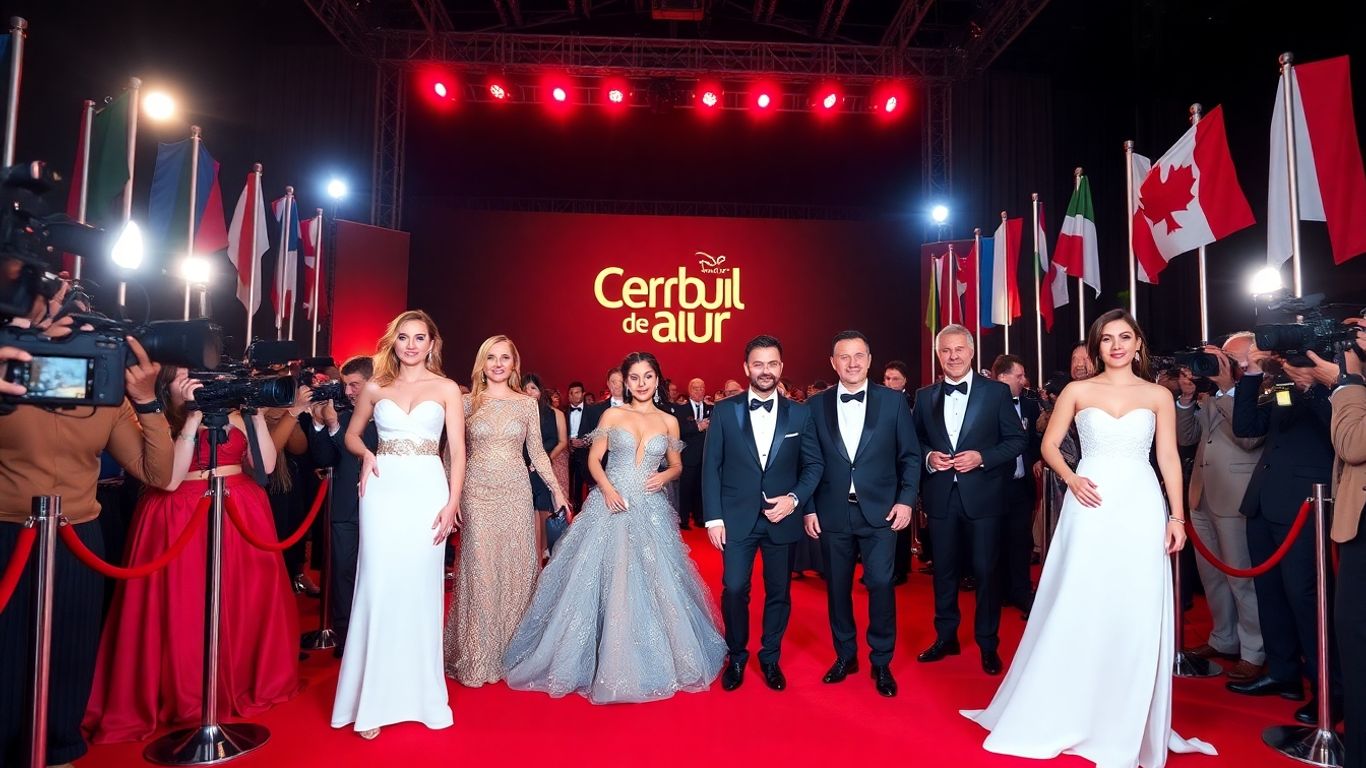 Vedete pe covorul roșu la Cerbul de Aur internațional.