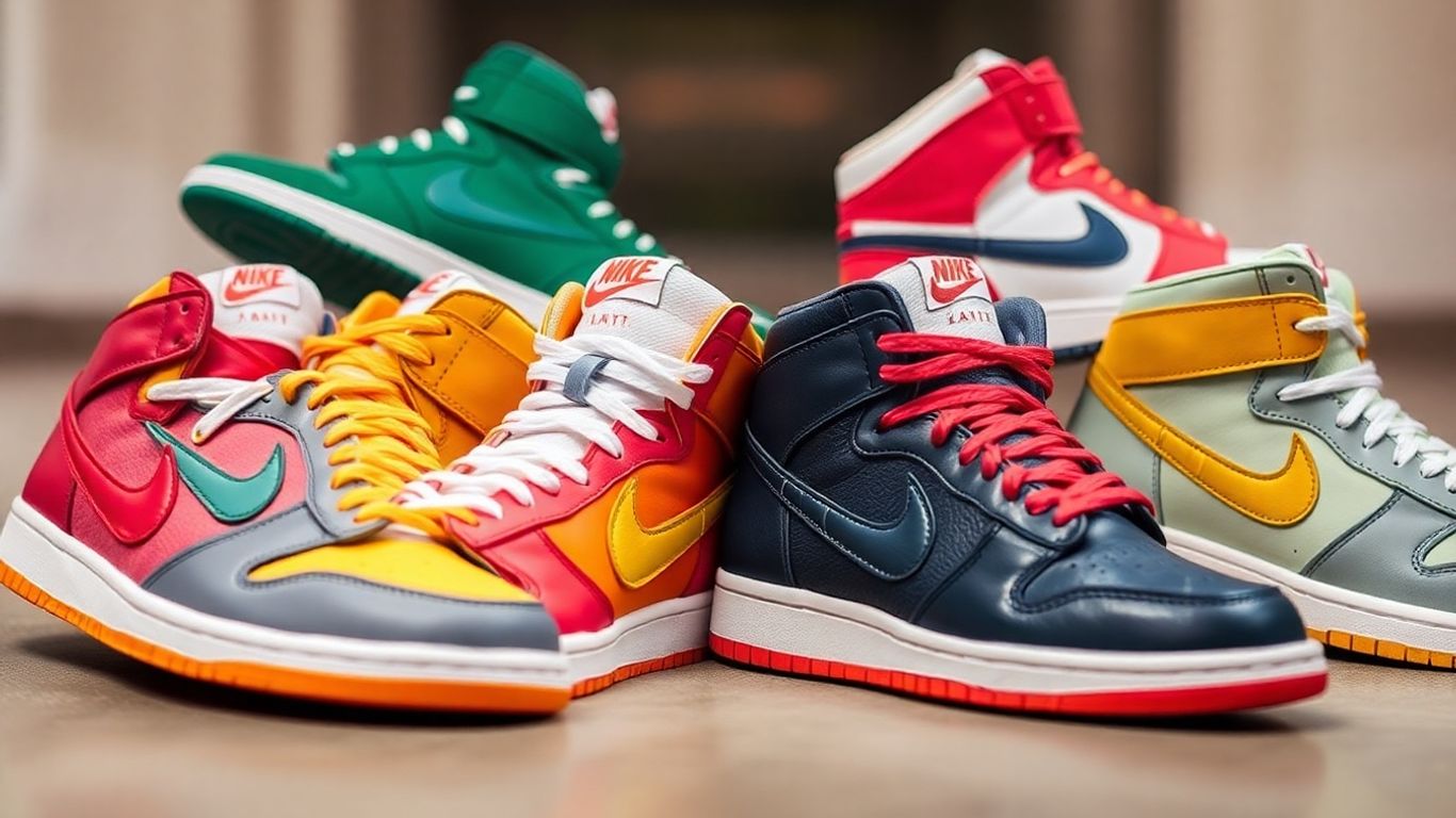 Noi modele Nike Dunk High, stil și confort.