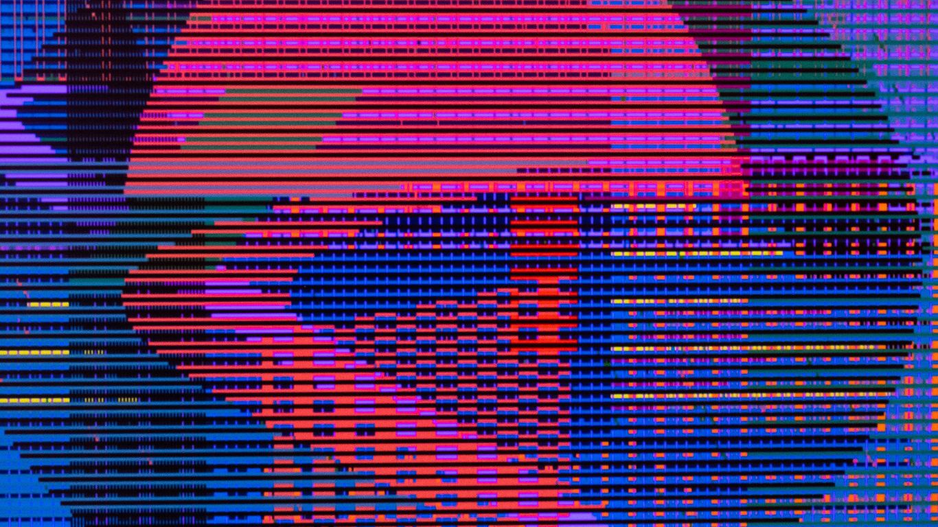 Abstract art of vibrant colors and shapes.