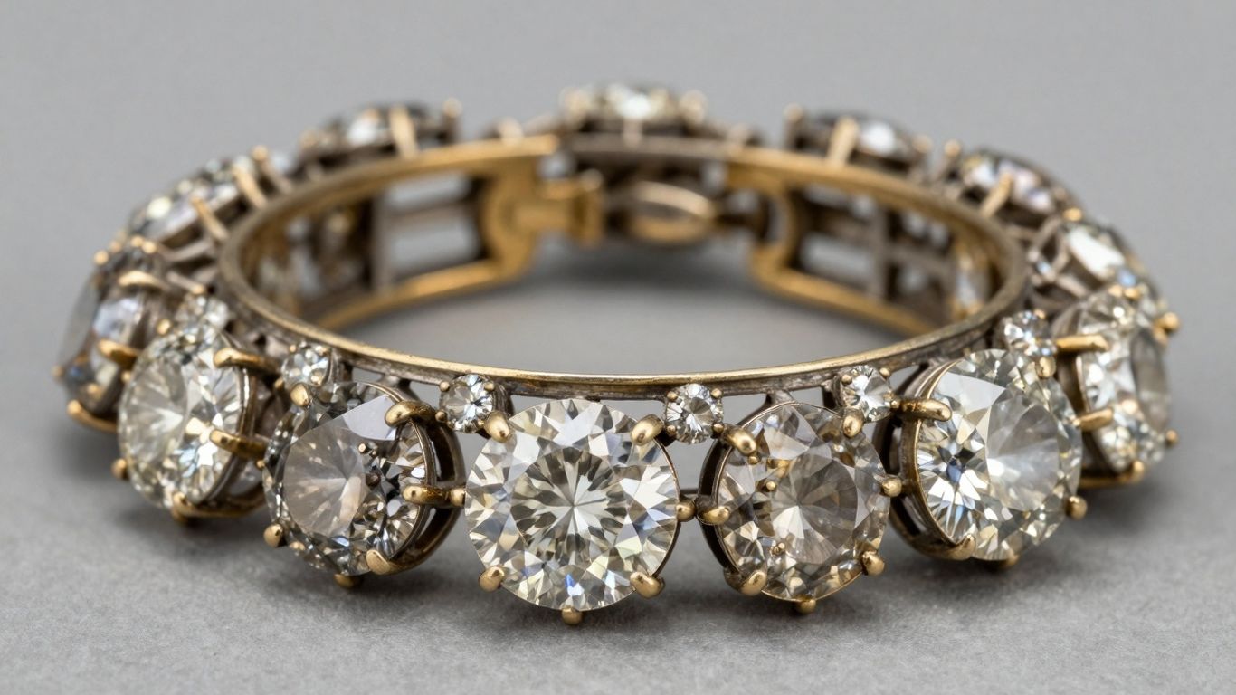Victorian Polki jewellery with uncut diamonds in gold.