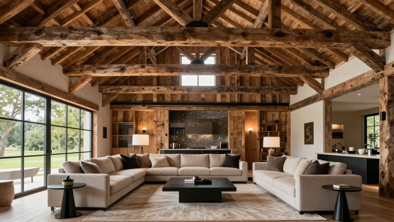 Transformarea unui hambar vechi într-o locuință modernă și luxoasă.