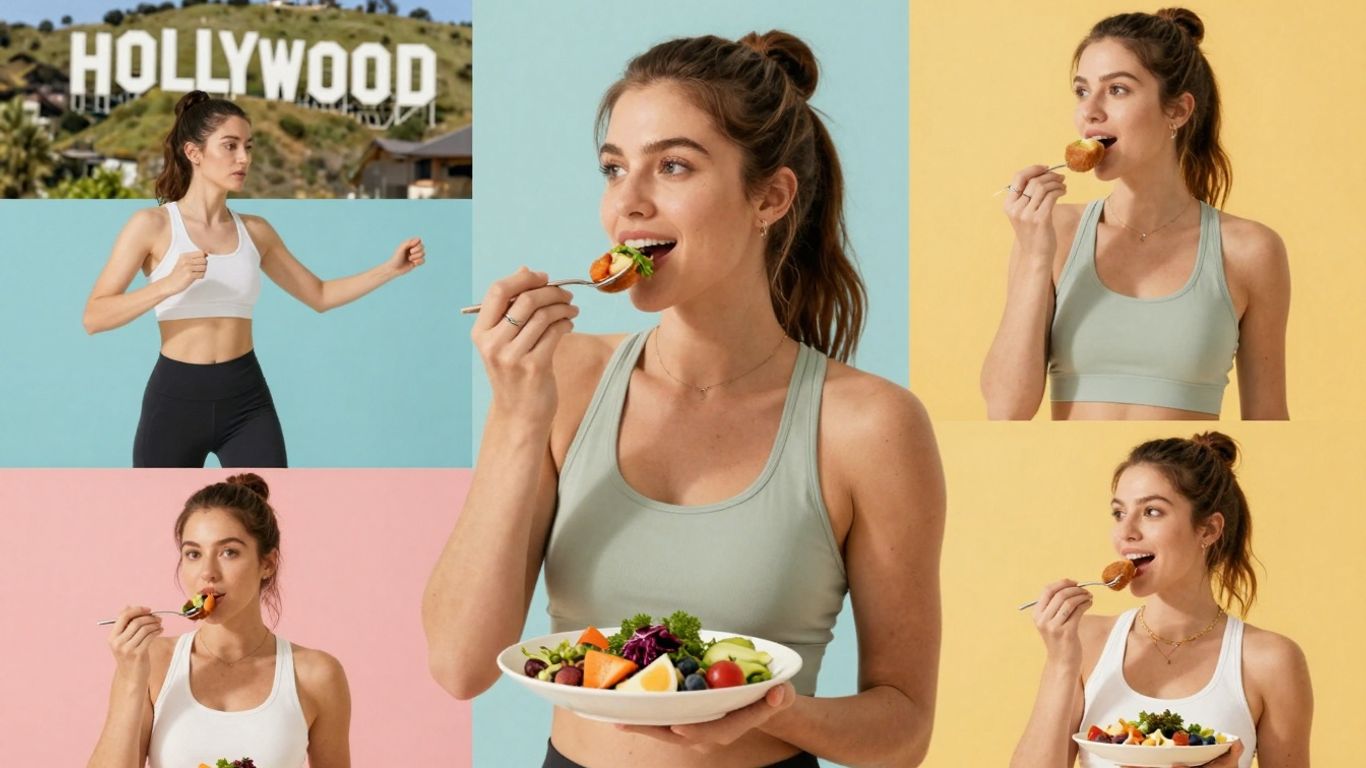 Celebrități de la Hollywood adoptând diete populare.