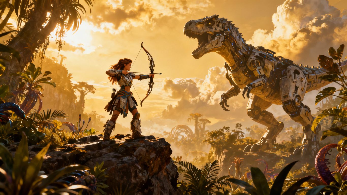 Aloy in Horizon Forbidden West on PC