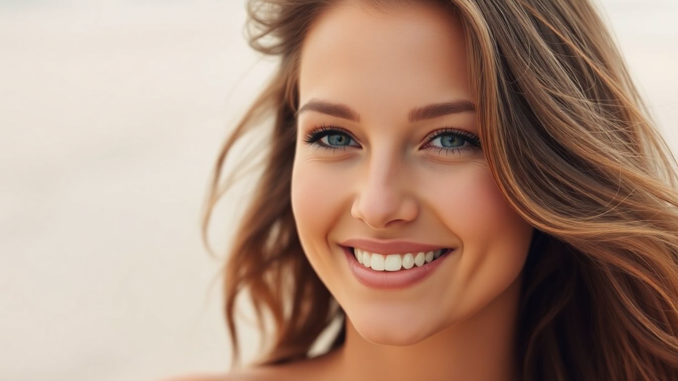 Woman with natural hair texture and effortless style