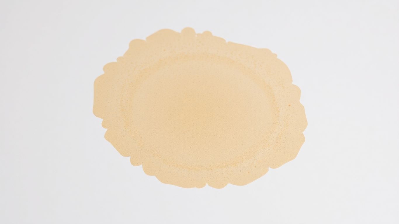 Water stain on a white ceiling