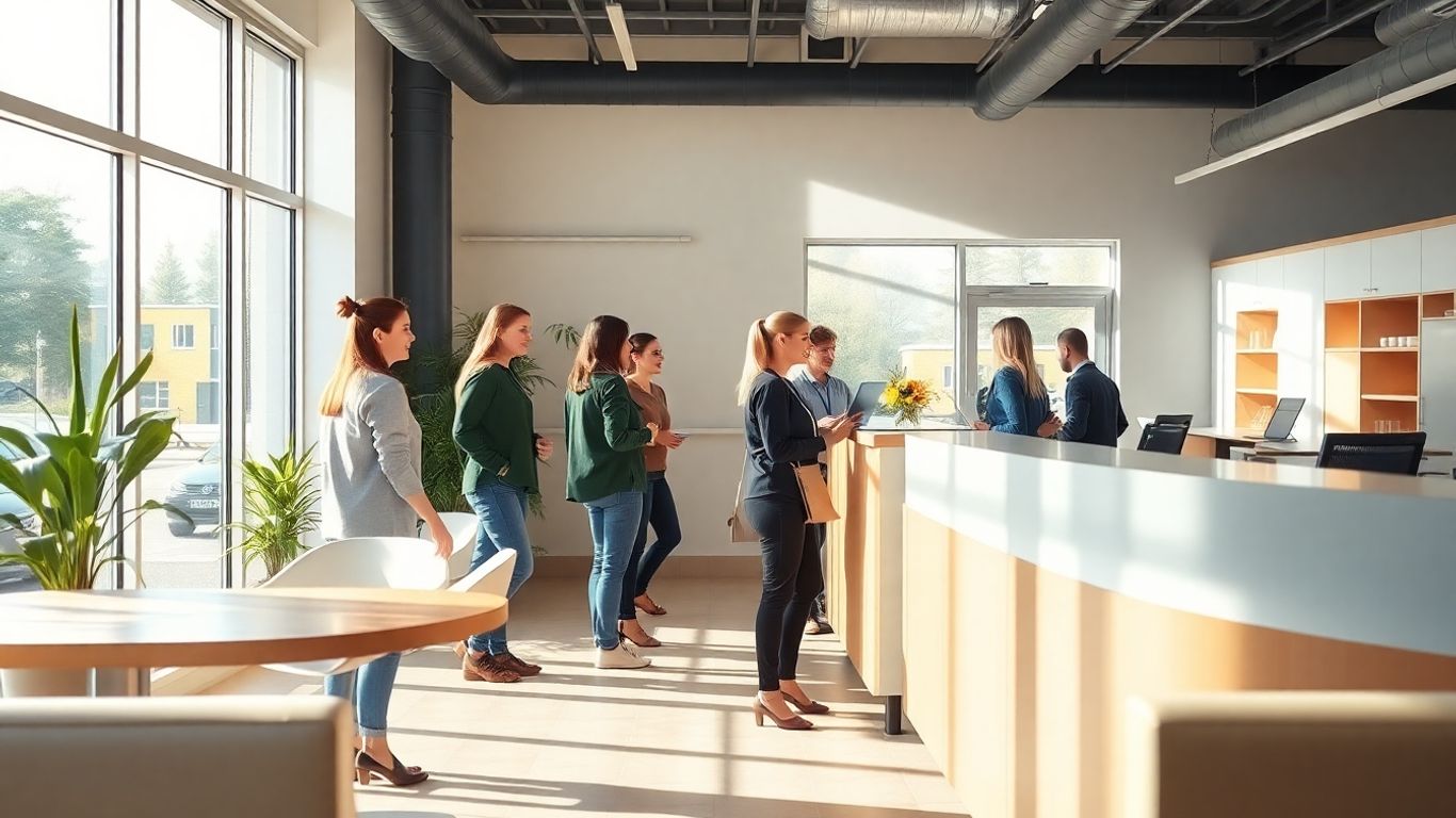 Hostel staff providing excellent customer care.