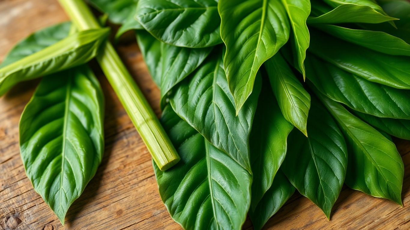 Fresh green betel leaves for cooking