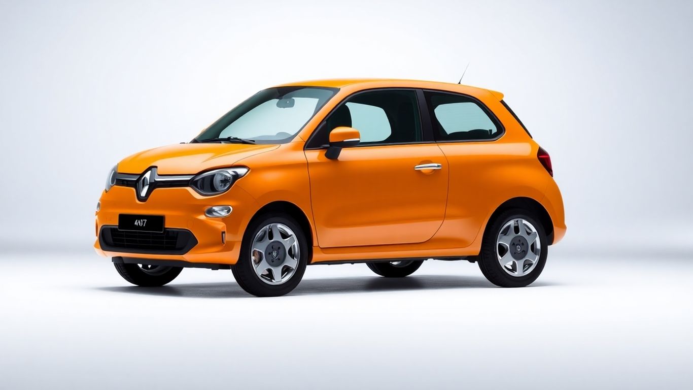 Renault 4 Electric car, retro-modern design