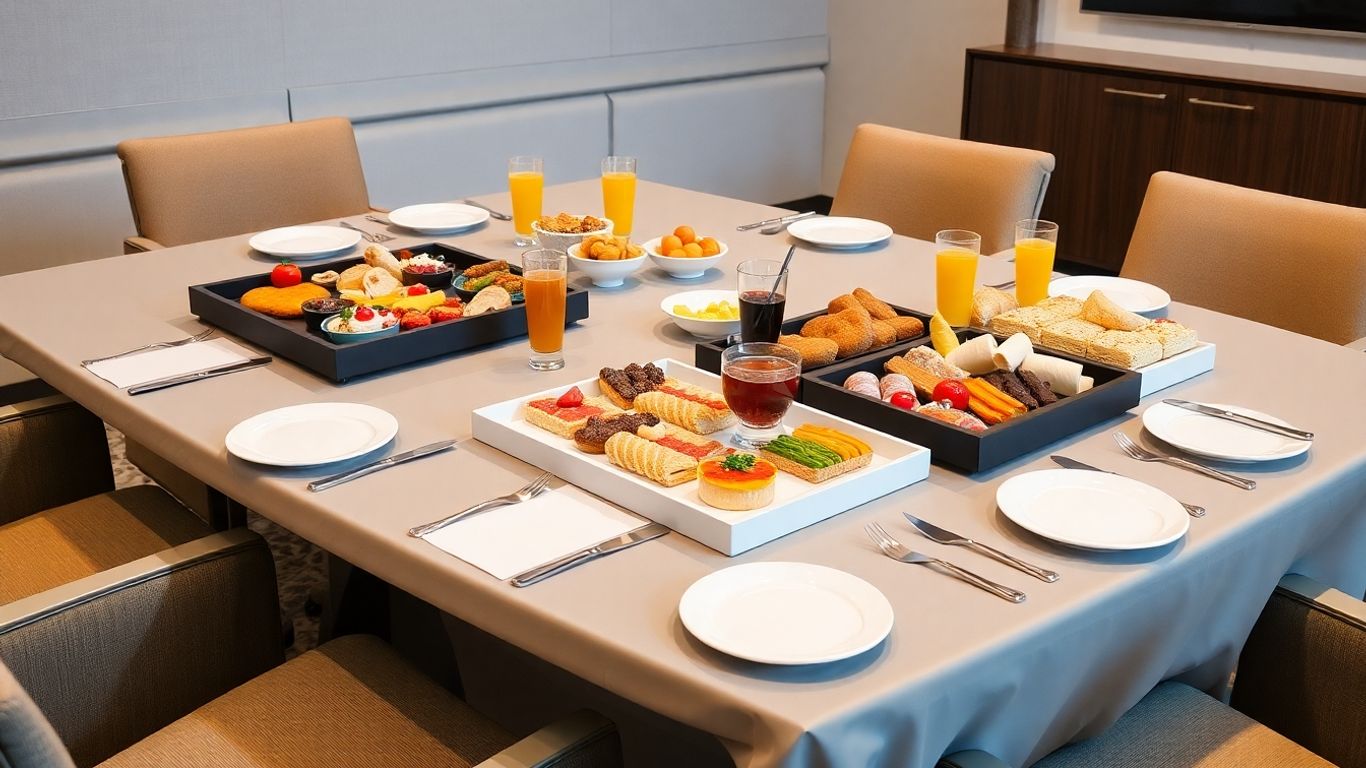 ชุดของว่าง S&P หลากหลายสำหรับงานประชุม