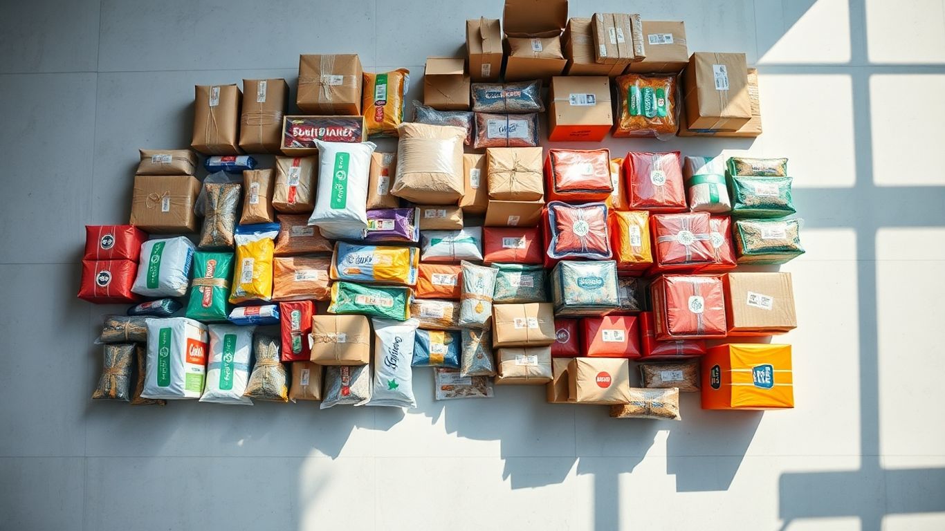 Dropshipping marketplace products ready for shipping.