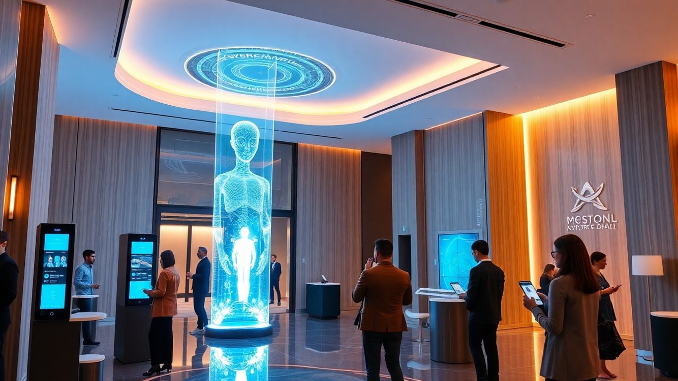 Digitalni marketing v hotelu z umetno inteligenco leta 2025.