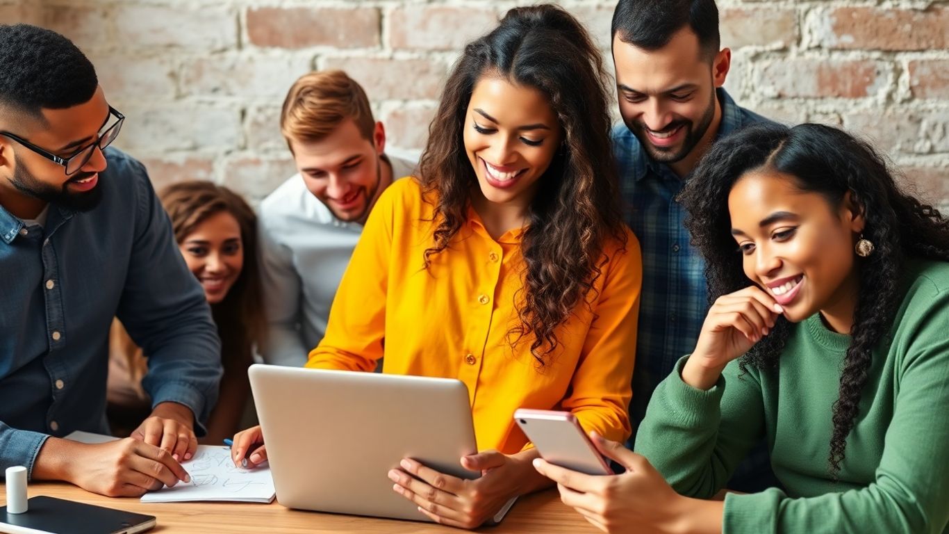 Diverse people starting businesses in 2025.