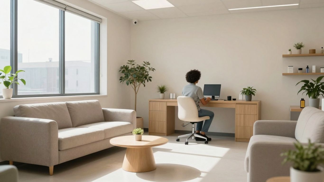 Weight loss clinic interior in Charlotte, NC.