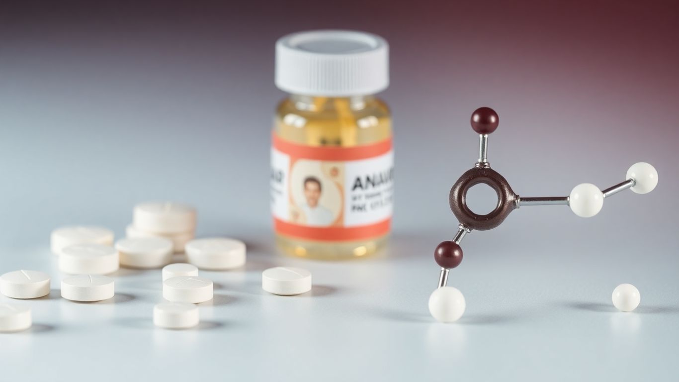 Anavar and testosterone molecules connection