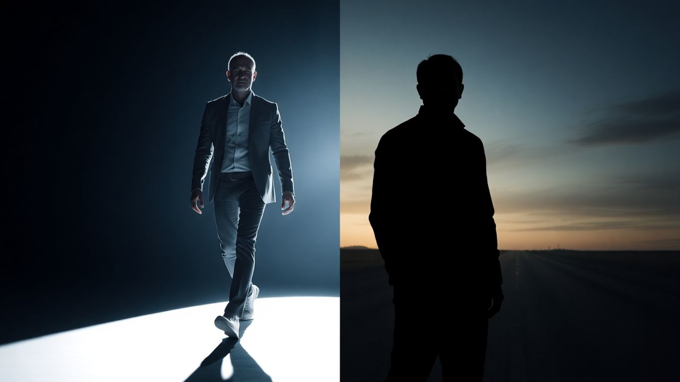 Persoană la o răscruce, decizii reversibile vs. ireversibile.