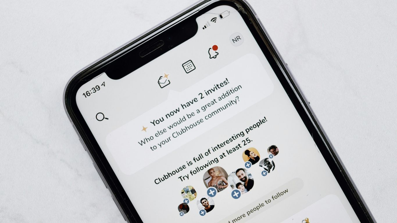 silver iphone 6 on white table