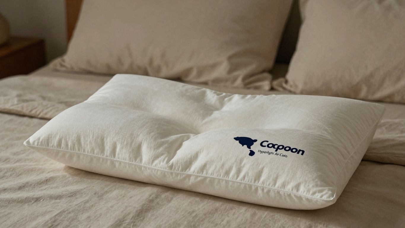 Cocoon Hyperlight Air-Core Pillow during sleep tests.