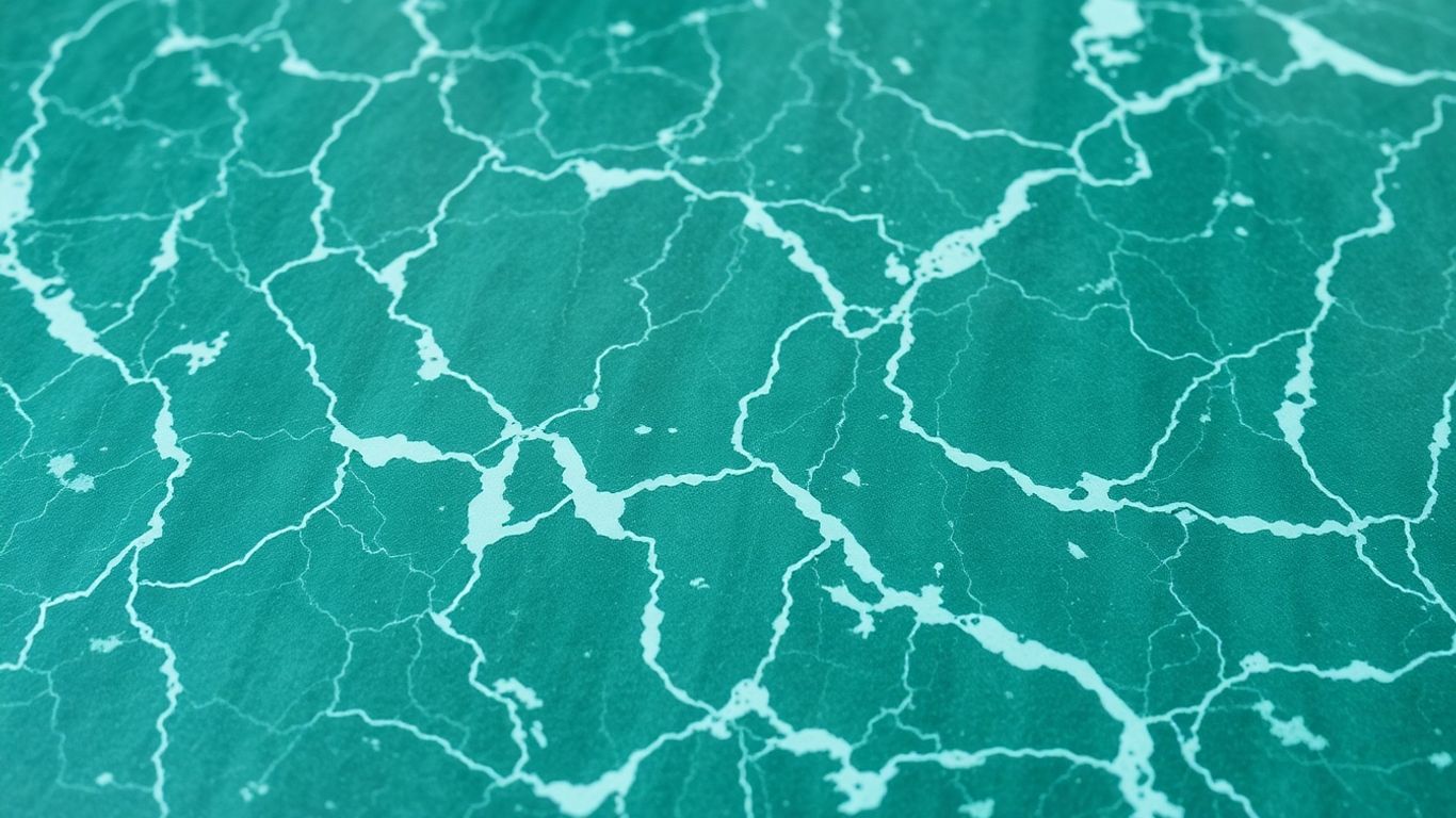 Polished Ming green marble with intricate veining.