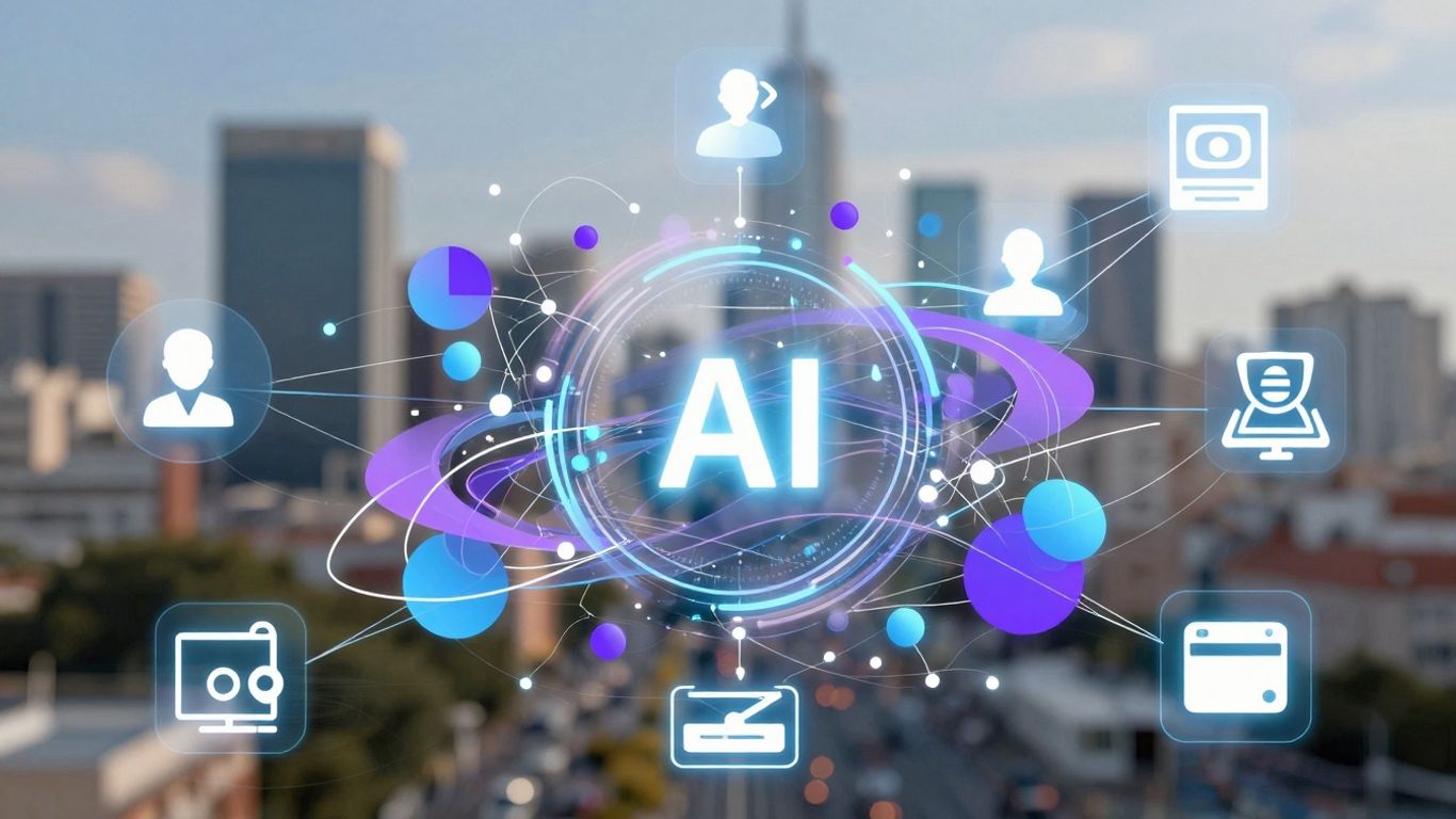 YouTube growth AI tools infographic